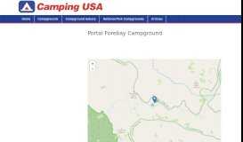 
							         Portal Forebay Campground - Camping USA								  
							    