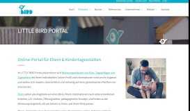 
							         Portal für Eltern & Kindertagesstätten - LITTLE BIRD Service								  
							    
