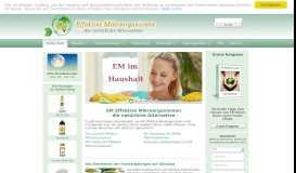 
							         Portal für EM Effektive Mikroorganismen - EM Effektive Mikroorganismen								  
							    