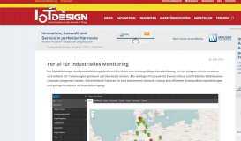 
							         Portal für industrielles Monitoring - IoT Design								  
							    