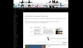 
							         Portal für Personal Training (Personal Trainer / Fitness)								  
							    