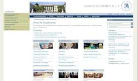 
							         Portal für Studierende — Studierende - Humboldt-Universität zu Berlin								  
							    