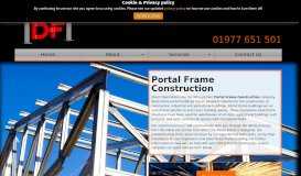 
							         Portal Frame Construction - Direct Fabrications								  
							    
