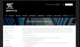 
							         Portal Frame Design - The Steel Construction Institute								  
							    