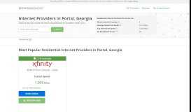 
							         Portal, GA has 8 Internet Service Providers | From $59.95								  
							    