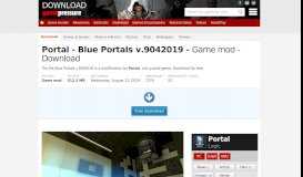 
							         Portal GAME MOD Blue Portals v.26112014 - download ...								  
							    