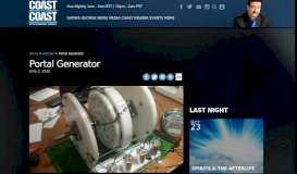 
							         Portal Generator | Coast to Coast AM								  
							    