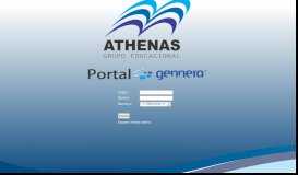 
							         Portal Gennera - Athenas | Grupo educacional								  
							    