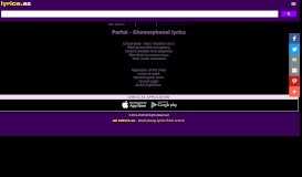 
							         Portal - Glumurphonel lyrics (Seepia Album) - AZ Lyrics.az								  
							    