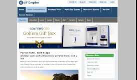 
							         Portal Golf Club > Cheshire > Open Golf Competitions - Golf Empire								  
							    