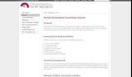 
							         Portal Governance Committee Charter								  
							    