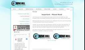 
							         Portal - Grove Hill Memorial Hospital								  
							    