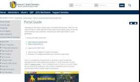 
							         Portal Guide - JCSU Web Portal - Johnson C. Smith University								  
							    