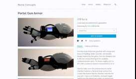 
							         Portal Gun Armor - Bionic Concepts								  
							    