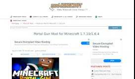 
							         Portal Gun Mod 1.7.10/1.6.4/1.6.2 | Minecraft Mods - Mod-Minecraft.net								  
							    