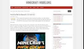 
							         Portal Gun Mod For Minecraft 1.7.2/1.6.4 - Minecraft-Mods.org								  
							    