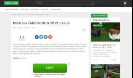 
							         Portal Gun mod for Minecraft PE 1.0.9 - fmcpe.com								  
							    