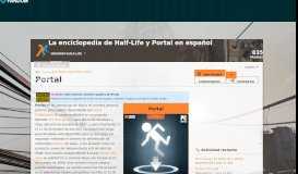 
							         Portal | Half-Life & Portal Wiki | FANDOM powered by Wikia								  
							    