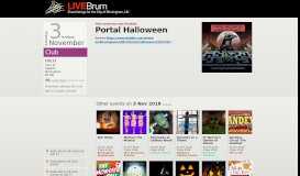 
							         Portal Halloween at Lab 11 on 3 Nov 2018 - Live Brum								  
							    