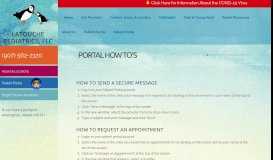 
							         Portal How To's | LaTouche Pediatrics, LLC								  
							    