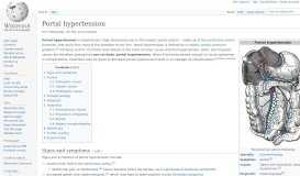 
							         Portal hypertension - Wikipedia								  
							    