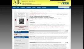 
							         Portal Hypertensive Gastropathy : American Journal of Roentgenology ...								  
							    