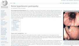 
							         Portal hypertensive gastropathy - Wikipedia								  
							    