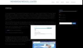
							         Portal – Indianhead Medical Center								  
							    