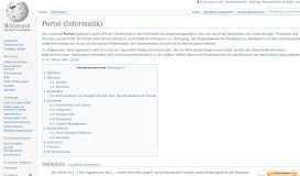 
							         Portal (Informatik) – Wikipedia								  
							    