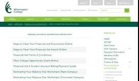 
							         Portal Information and Instructions - Wilmington College								  
							    
