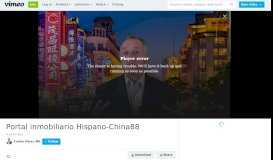 
							         Portal inmobiliario Hispano-China88 on Vimeo								  
							    