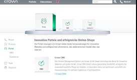 
							         Portal - Innovative Portale und erfolgreiche ... - Crown Software GmbH								  
							    