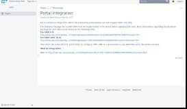 
							         Portal integration - CRM - SCN Wiki - SAP								  
							    