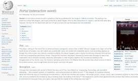 
							         Portal (interactive novel) - Wikipedia								  
							    