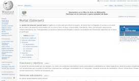 
							         Portal (Internet) - Wikipedia, la enciclopedia libre								  
							    