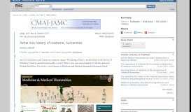 
							         Portal into history of medicine, humanities - NCBI								  
							    