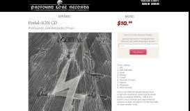 
							         Portal: ION CD | Profound Lore Records | Online Store, Apparel ...								  
							    