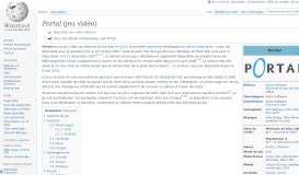 
							         Portal (jeu vidéo) — Wikipédia								  
							    