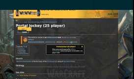 
							         Portal Jockey (25 player) | WoWWiki | FANDOM powered by Wikia								  
							    