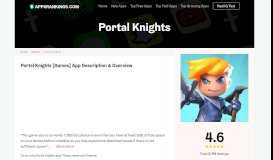 
							         Portal Knights App Data & Review - Games - Apps Rankings!								  
							    