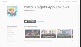 
							         Portal Knights App Reviews - User Reviews of Portal Knights								  
							    