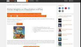 
							         Portal Knights Cheats & Codes for Playstation 4 (PS4) - Cheats.co								  
							    
