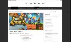 
							         Portal Knights (Complete) - Free Full Download | CODEX PC Games								  
							    