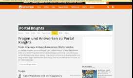 
							         Portal Knights: Fragen und Antworten | spieletipps								  
							    