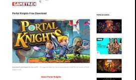 
							         Portal Knights Free Download | GameTrex								  
							    