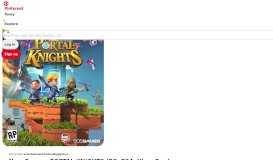 
							         Portal Knights Game Cover Xbox One | Video Games | Portal knight ...								  
							    