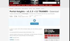 
							         Portal Knights GAME TRAINER v1.1.3 +11 TRAINER - download ...								  
							    
