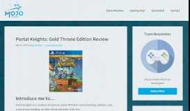 
							         Portal Knights: Gold Throne Edition Review - Team Mojo								  
							    