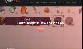 
							         Portal Knights: How to find Coal - PwrDown								  
							    