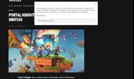 
							         Portal Knights kommt auf Nintendo Switch! | venroxx - Blog								  
							    